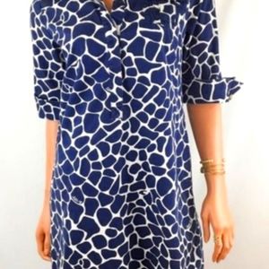 Lilly Pulitzer Giraffe Print Navy Dress